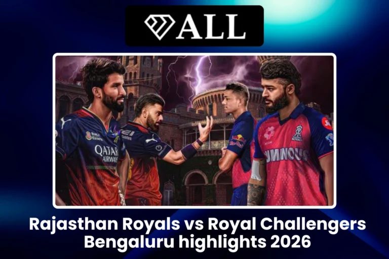Rajasthan Royals vs Royal Challengers Bengaluru highlights 2026